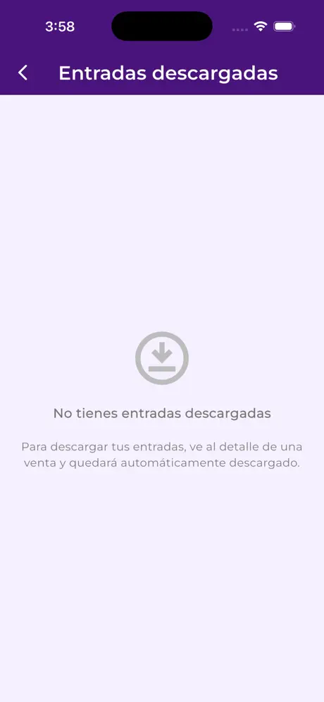 BoletosYa app pantalla 5