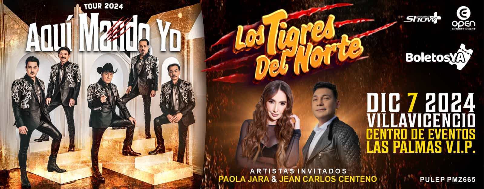 Conciertos Aquí Mando Yo – Los Tigres del Norte en Villavicencio