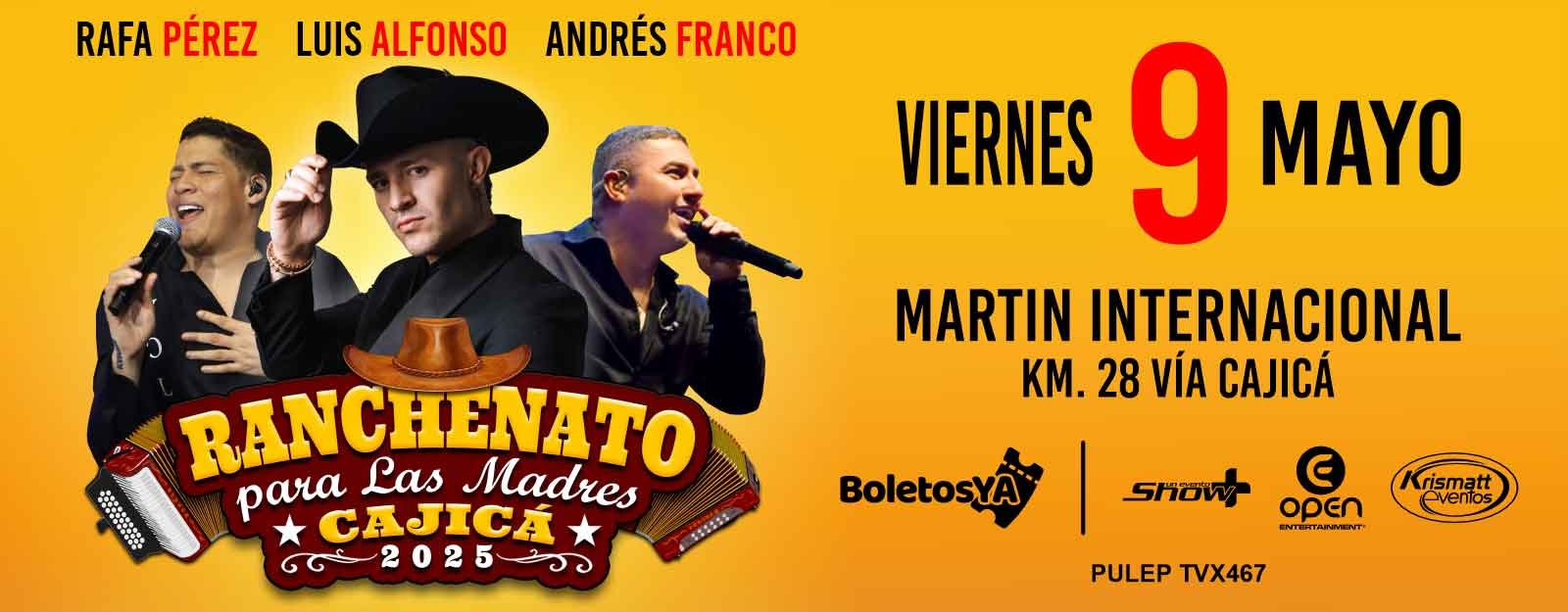 Conciertos Ranchenato para las Madres en Cajicá