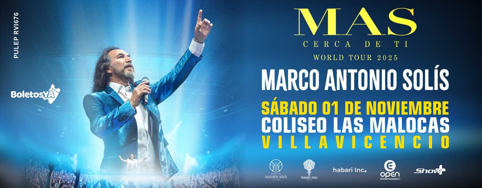 Conciertos Concierto de Marco Antonio Solís en Villavicencio
