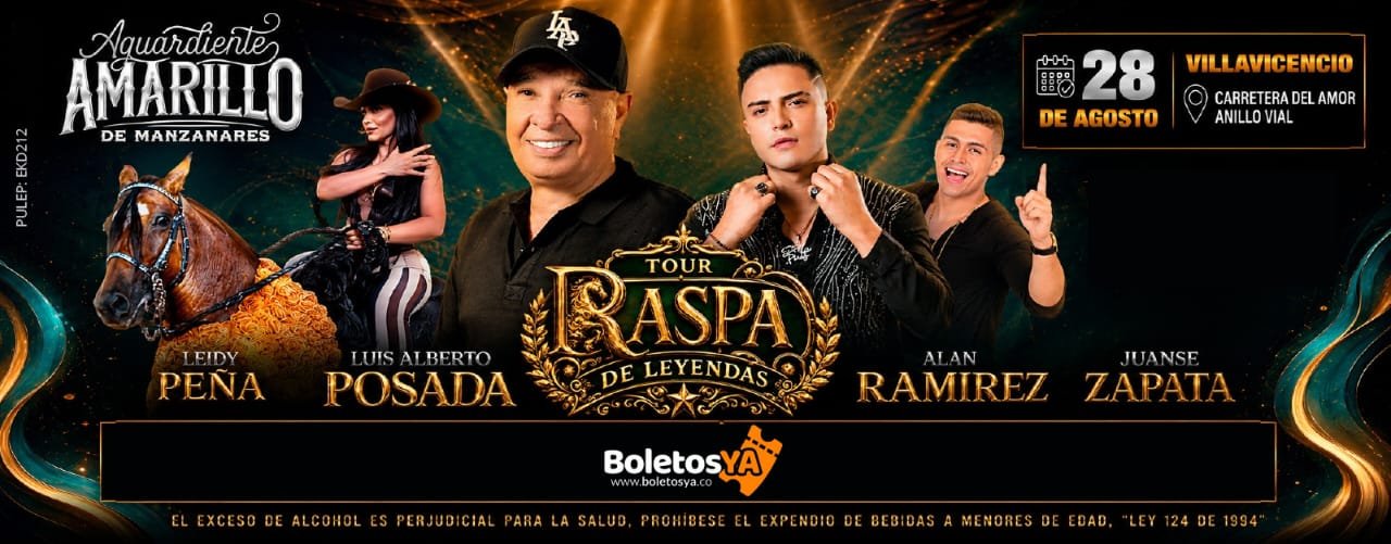 Conciertos Tour Raspa de Leyendas