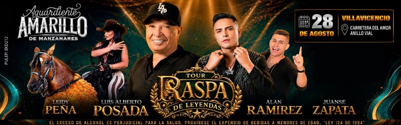 Conciertos Tour Raspa de Leyendas